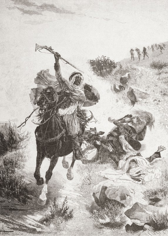 Tunisian horsemen.