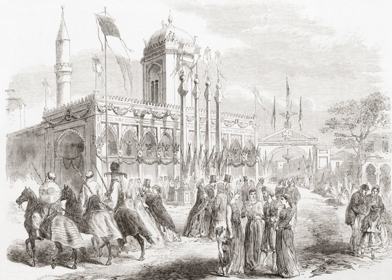 The Salah Bey Mosque.