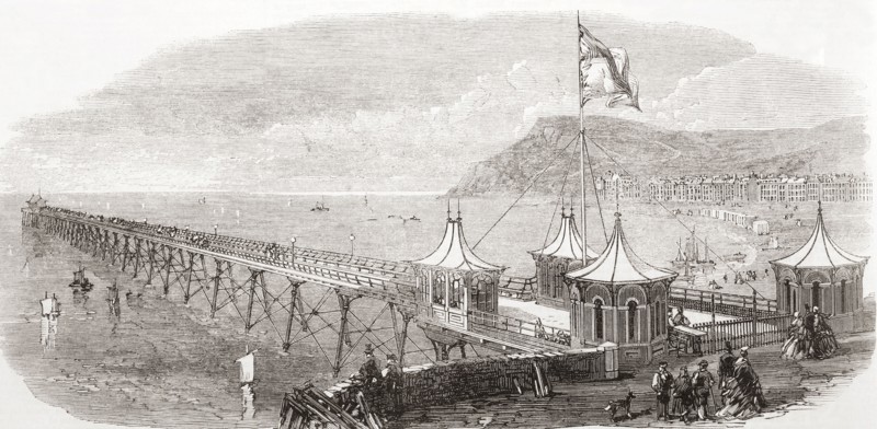 The new Royal Pier at Aberystwith.
