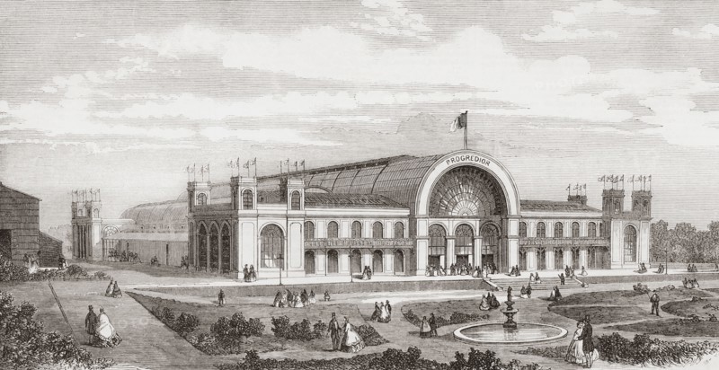 The Crystal Palace of the Portuguese International Exhibition.