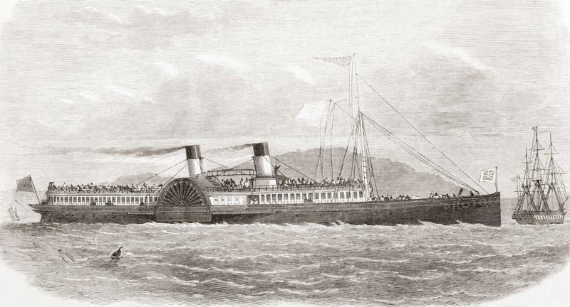 The Saloon Steam Packet Company's vessel.