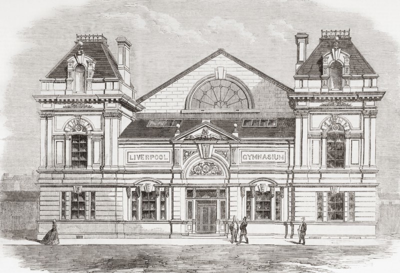 The new gymnasium in Myrtle Street.