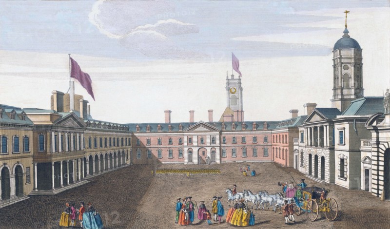 A prospect of the Upper Castle Court.