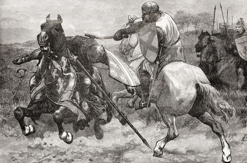 The death of Sir Henry de Bohun.