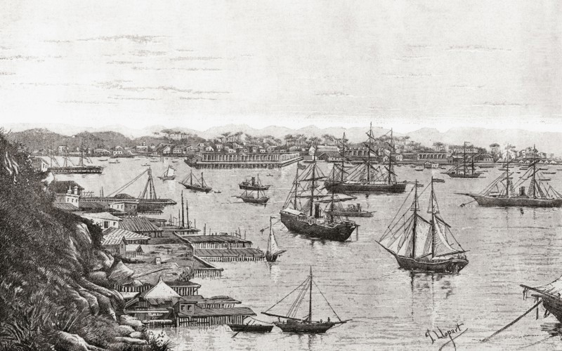 Havana harbor.