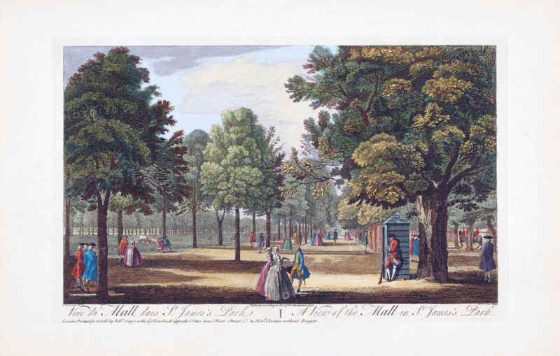 A View of the Mall in St. James's Park.