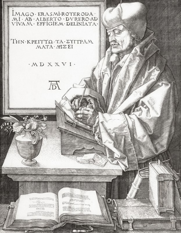 Desiderius Erasmus Roterodamus.
