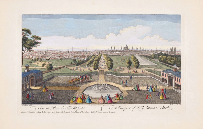 A prospect of St. James's Park.
