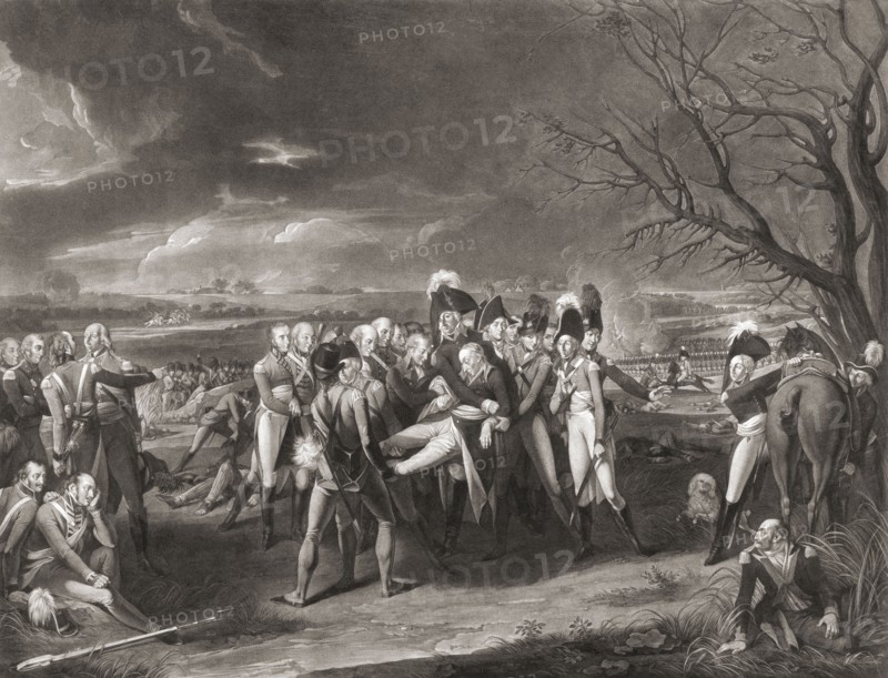The death of General Georg Wilhelm Baron von dem Bussche-Haddenhausen.