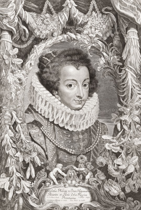Elisabeth of France or Isabel of Bourbon.