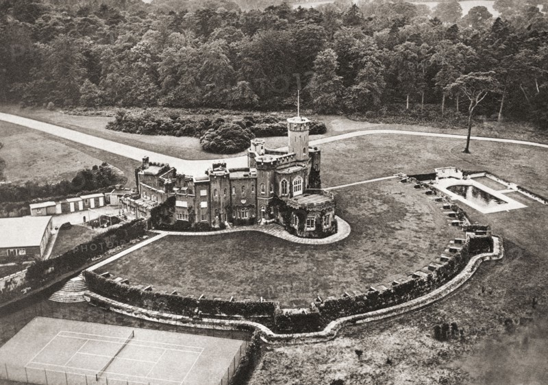 Aerial view of Fort Belvedere.