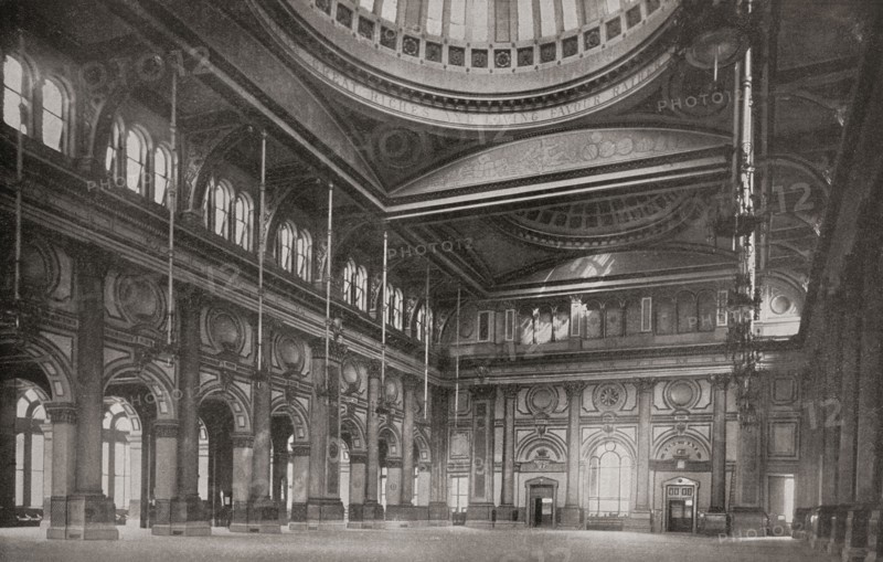 Interior of the Royal Exchange.