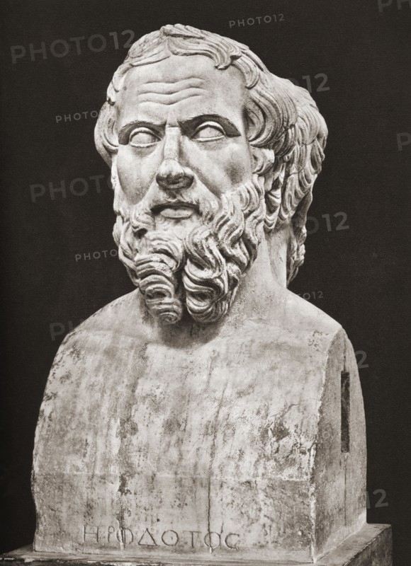 Bust of Herodotus.