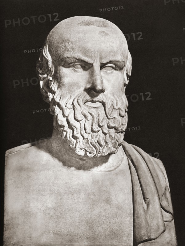 Bust of Aeschylus.