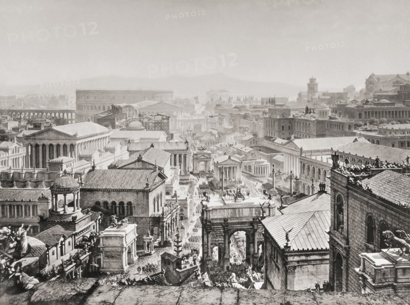 The Roman Forum.