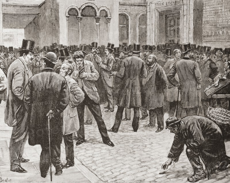 The American market in the London Stock Exchange.