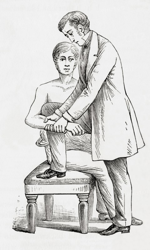 Reduction of dislocation of elbow.