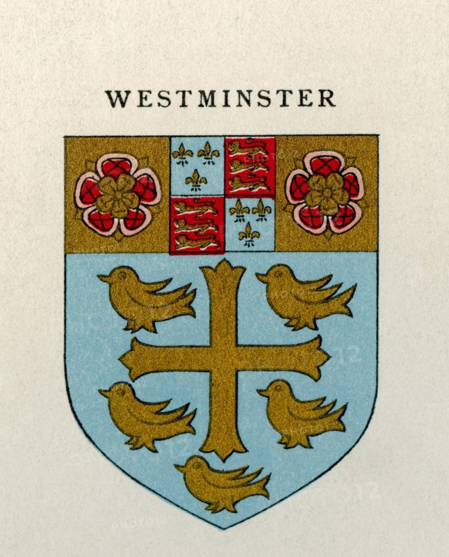 Ecclesiastic Arms of Westminster of Westminster Abbey.