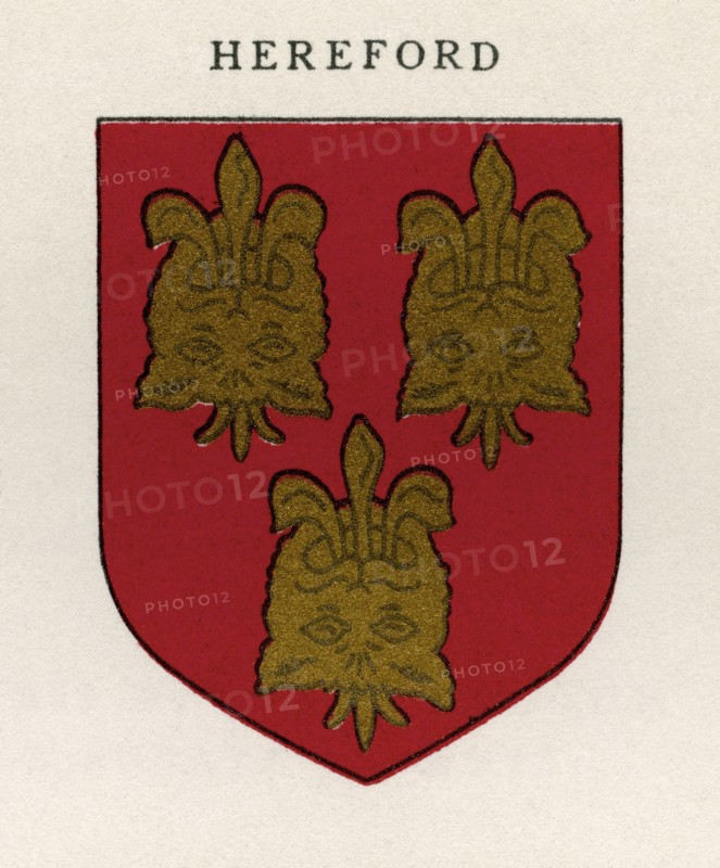 Coat of arms of the Diocese of Hereford.