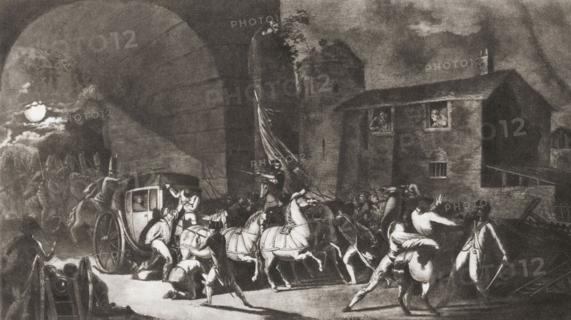 The Detention Of French King Louis XVI At Varennes.