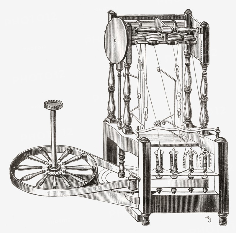Richard Arkwright's Water Frame.