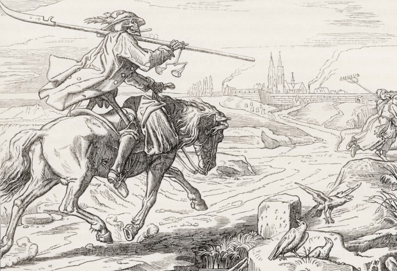 Death on Horseback from Alfred Rethel's La Danse Macabre.