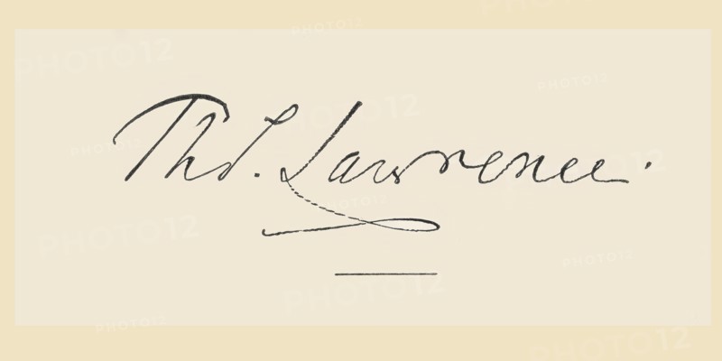 Signature of Sir Thomas Lawrence.