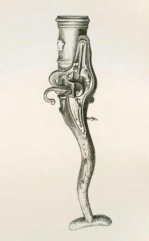 Early 17th century hand mortar.
