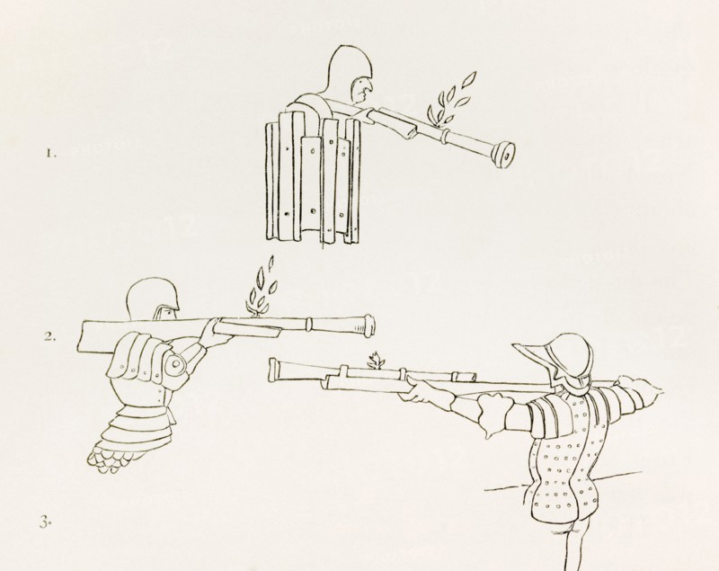 Early firearms.