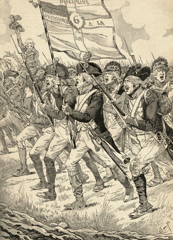 The Battle of Valmy.