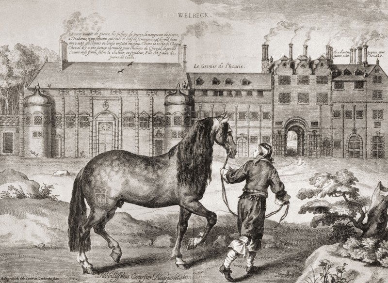 Stables and gatehouse at Welbeck Abbey.