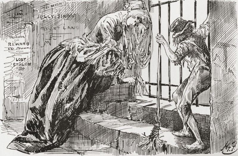 Lady Dedlock and Jo. He was put there.