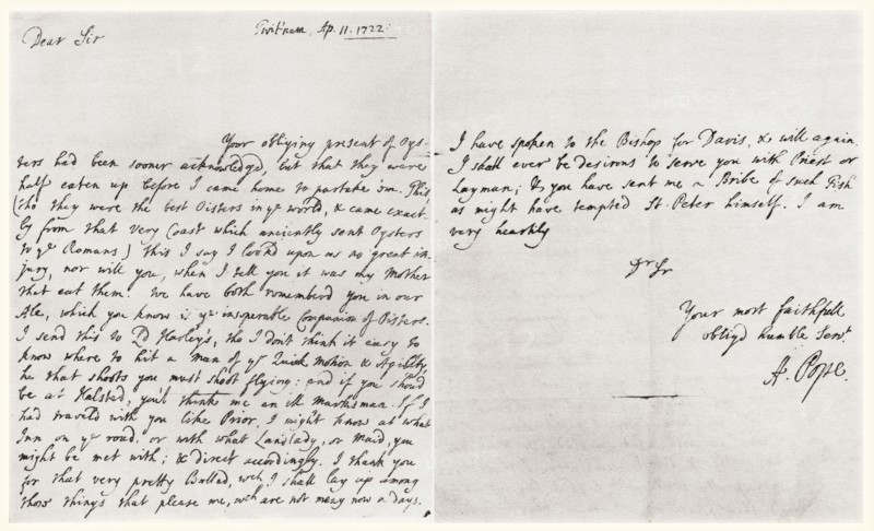 Alexander Pope.
