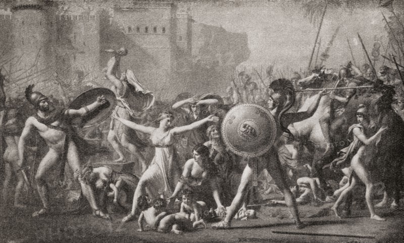 The Intervention of the Sabine Women.