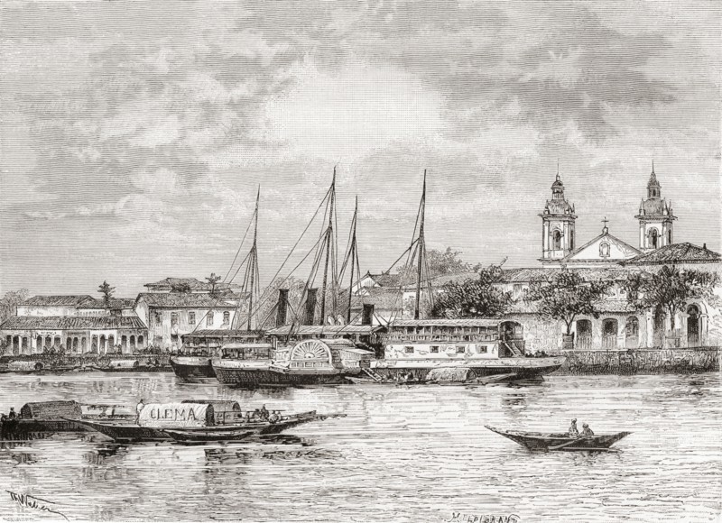 The port of Manaus.