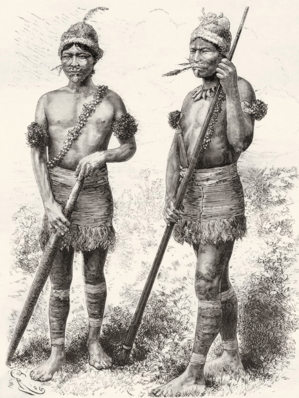 South American Carijona Indians in the 19th century.