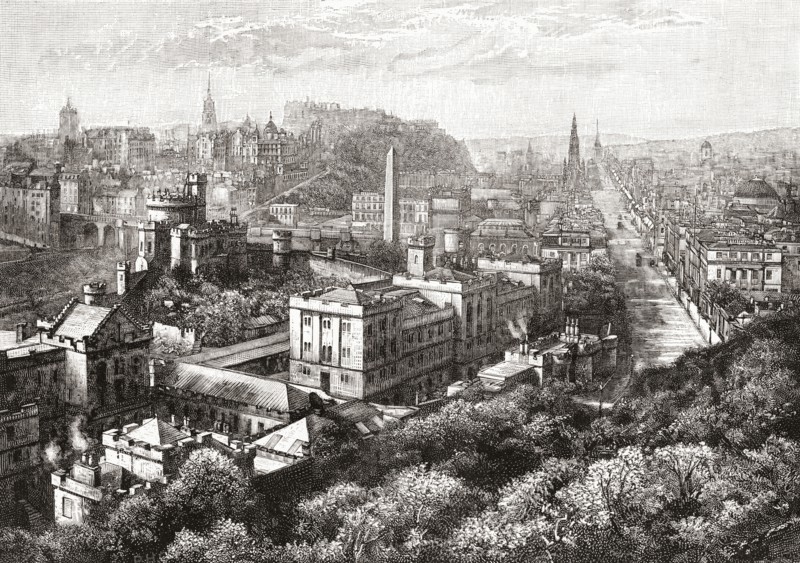 View of Edinburgh.