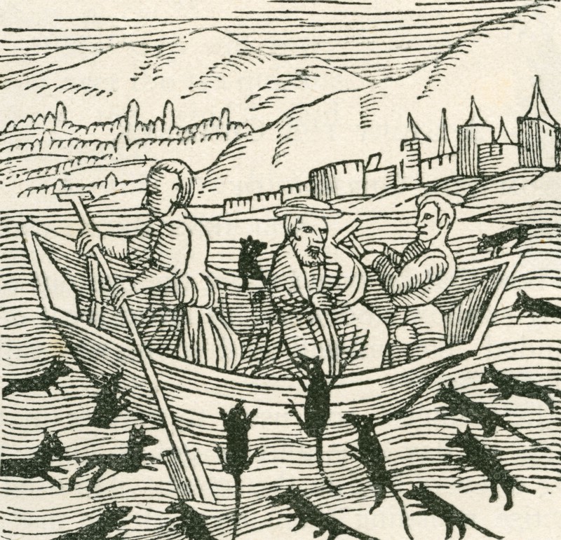The 10th century folk tale of Hatto.