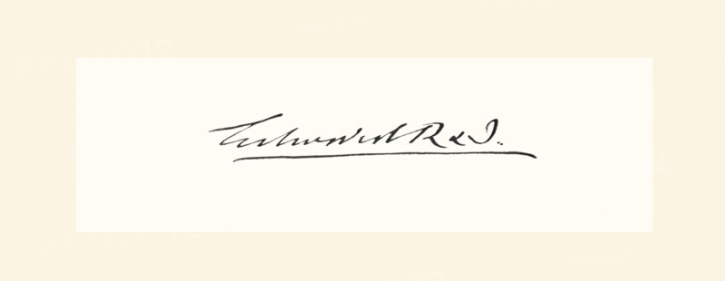 Signature Of Edward VII.