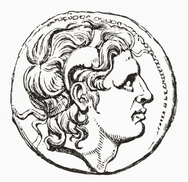 Silver Tetradrachma Of Alexander III Of Macedon.