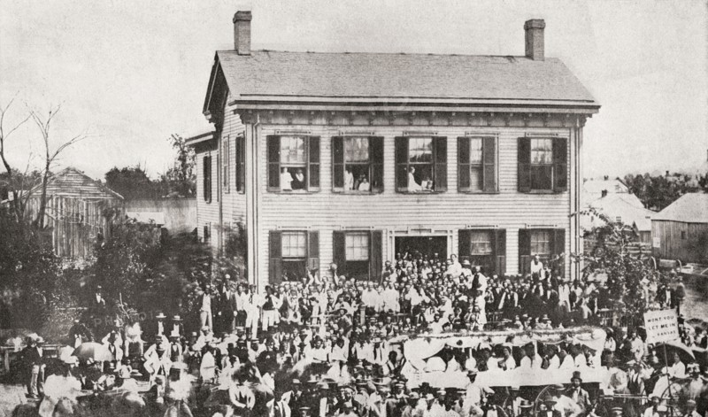 The home of Abraham Lincoln in Springfield.
