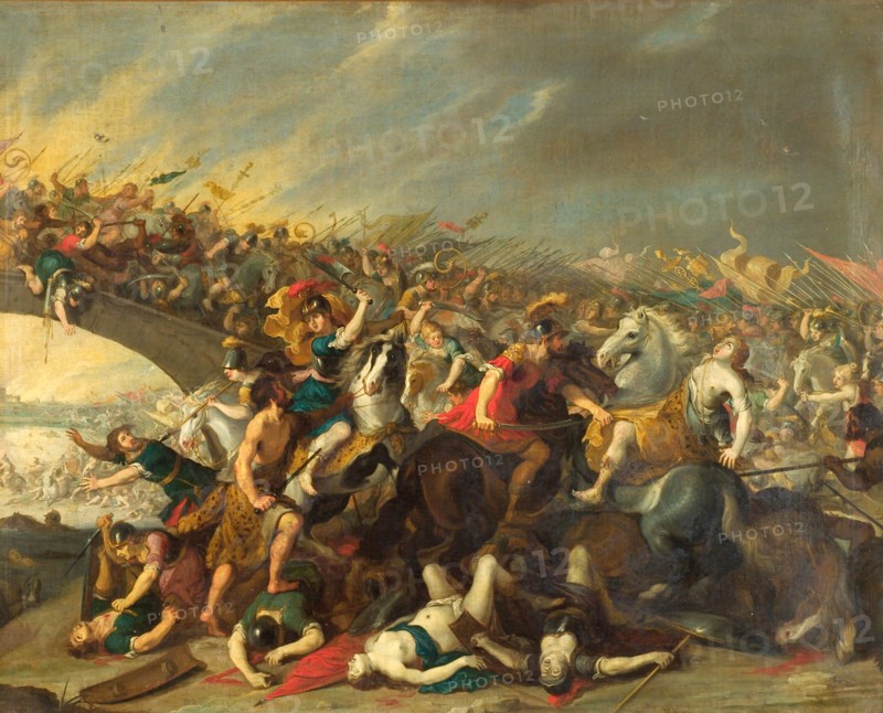 Battle with the Amazons.