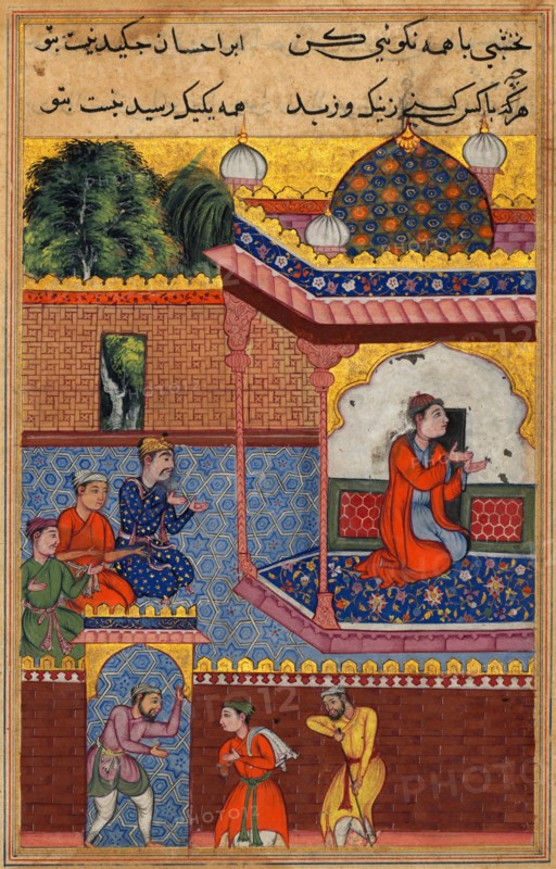 Illustration du Touti-Nameh