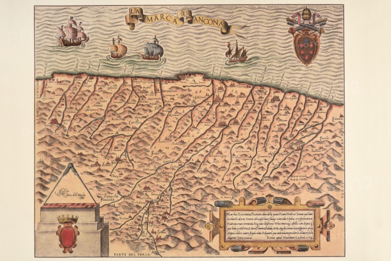 Carte géographique du 16e siècle