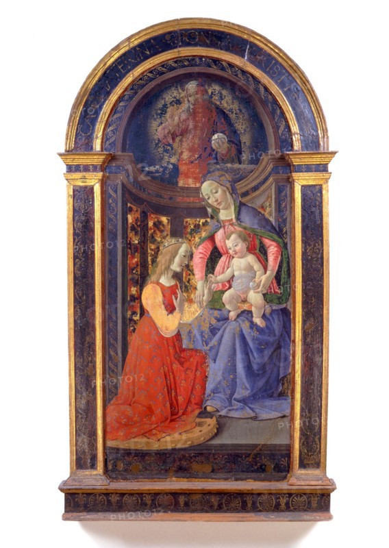 Ridolfo del Ghirlandaio, Mystical Marriage of Saint Catherine of Alexandria, oil on panel, around 1480