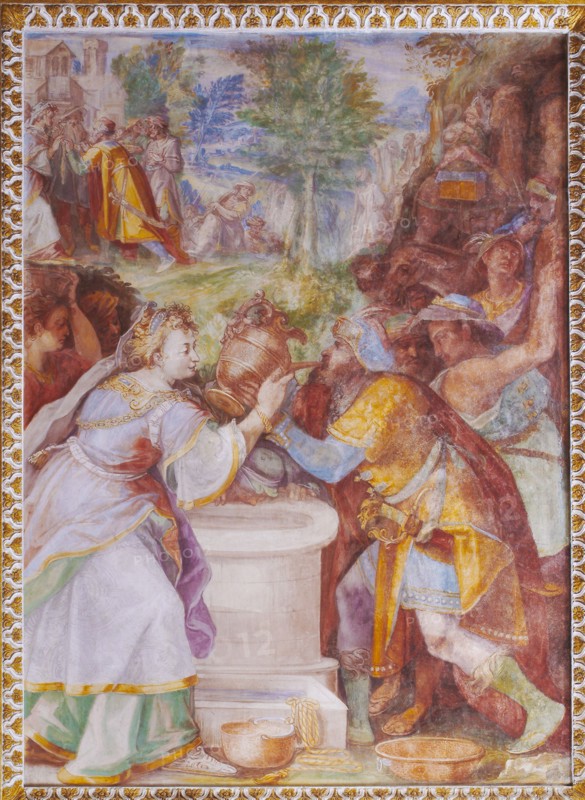 Oratorio della Carità, cycle of frescoes by Filippo Bellini