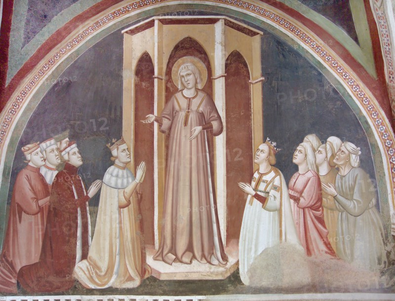 Fresco in the Church of Sant'Agostino, Fabriano