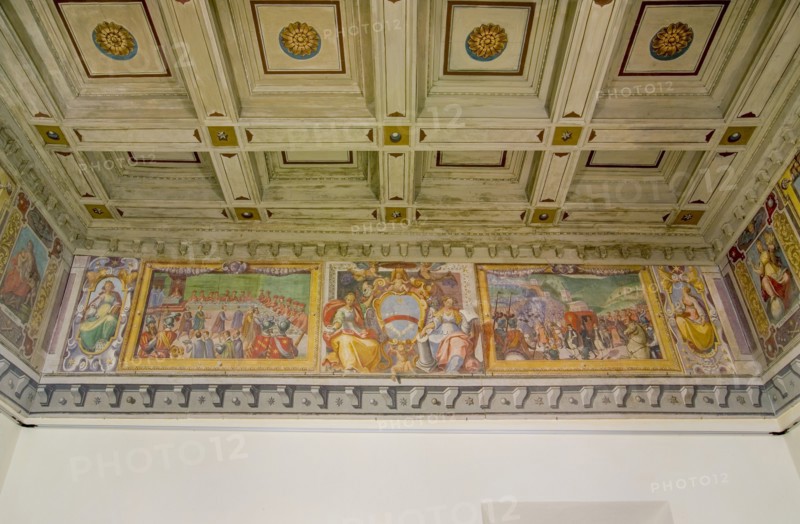 Fresco in the Palazzo Pallotta in Caldarola
