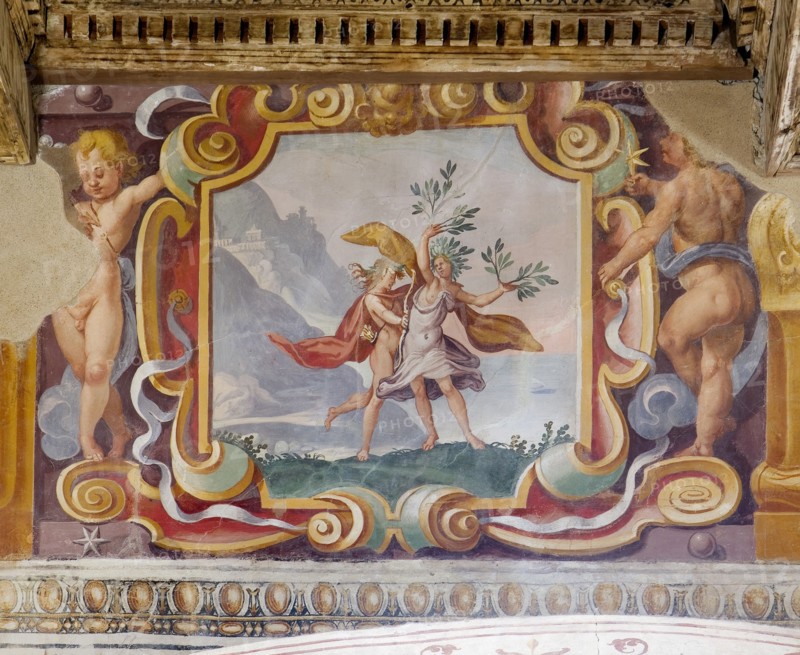 Fresco in the Palazzo Pallotta in Caldarola