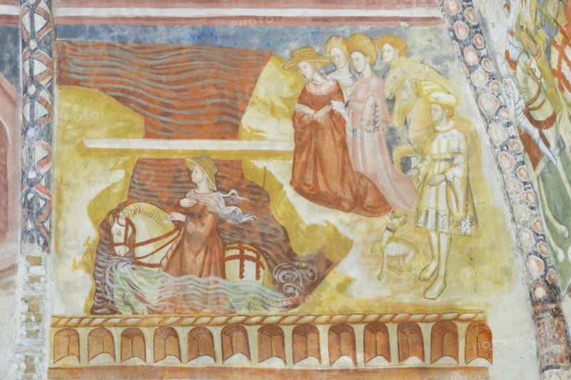 Fresco in the Church of San Francesco in Montegiorgio